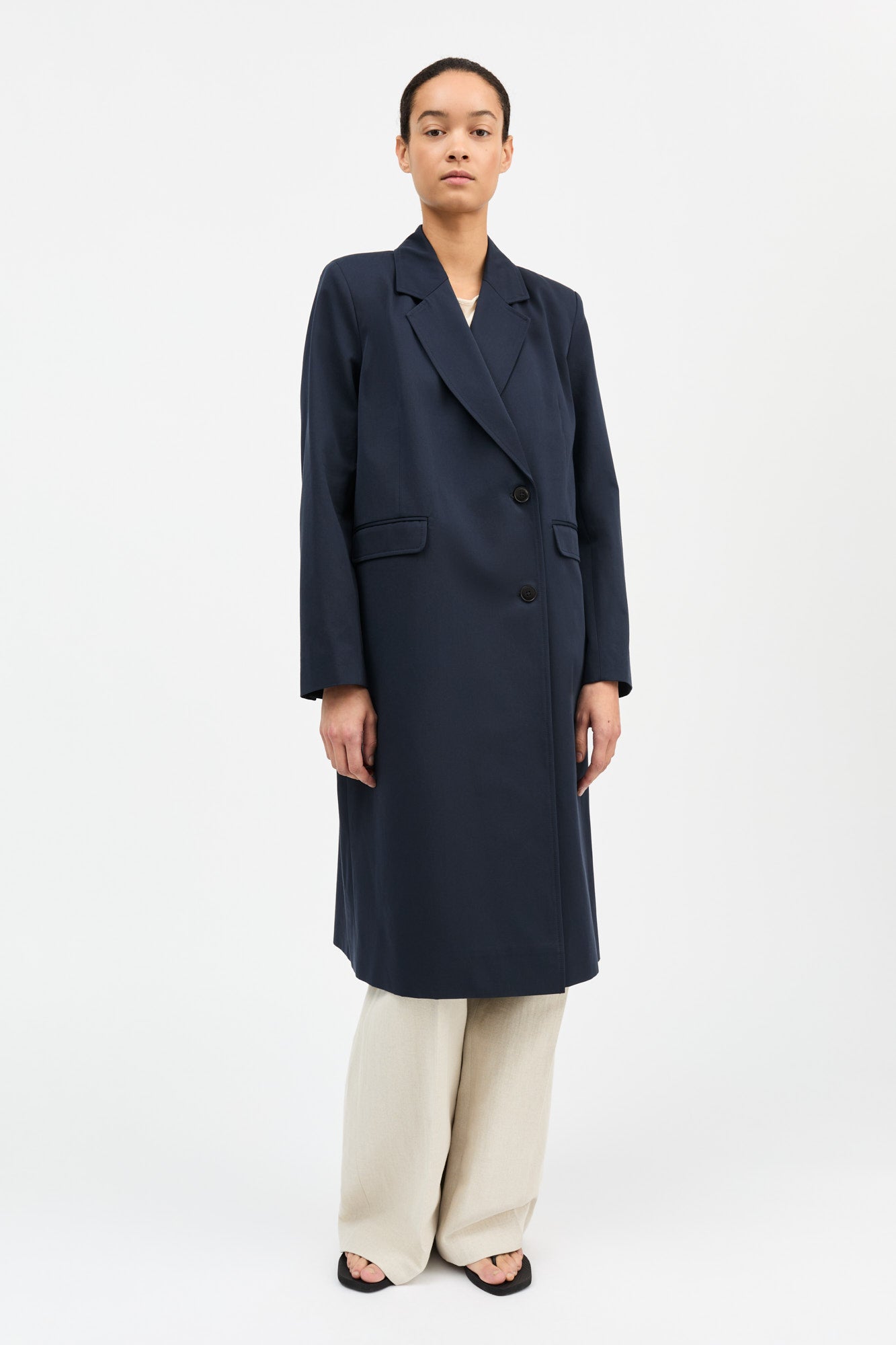 Skall Studio Emma coat Coat Dark navy